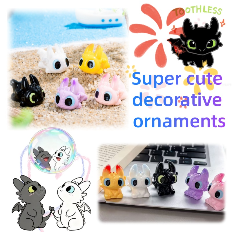 Resin Art Toys - Dragon Taming Master Anime Toothless Couple