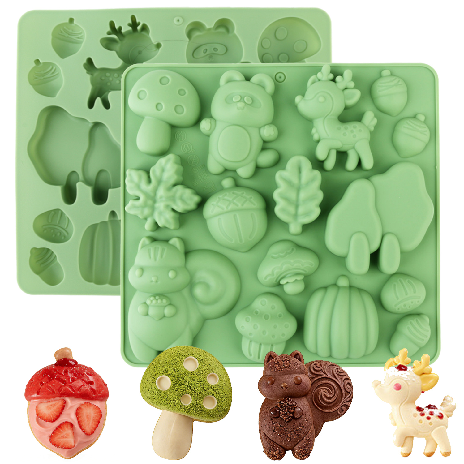 Resin Art Decor - 1 Silicone Cake Mold in the