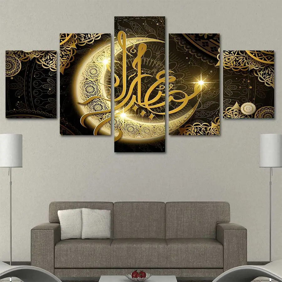 Resin Art Quran - New 5D Full Square Round Diamond