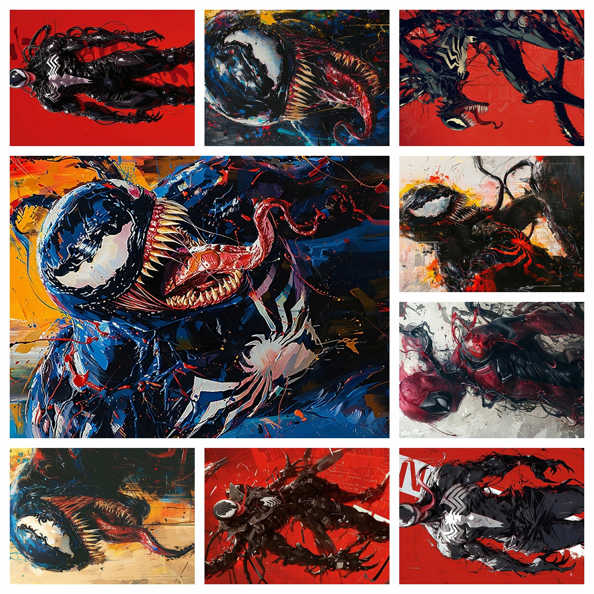 Anime Marvel venom spider-man  - Resin Art Supplies 리뷰 및 가격