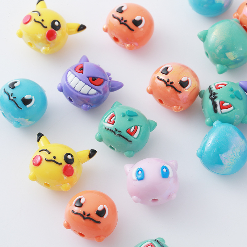 12pcs Pokémon Bead DIY Mobile  - Resin Art Toys 리뷰 및 가격