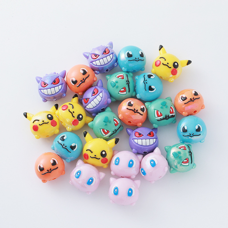 12pcs Pokémon Bead DIY Mobile  - Resin Art Toys 리뷰 및 가격