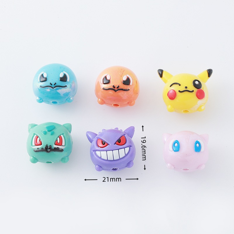 12pcs Pokémon Bead DIY Mobile  - Resin Art Toys 리뷰 및 가격