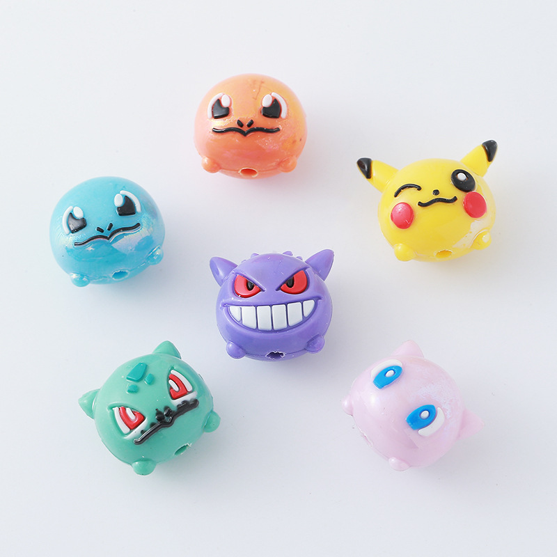 12pcs Pokémon Bead DIY Mobile  - Resin Art Toys 리뷰 및 가격