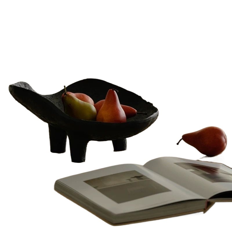 Black Fruit Plate Resin Storag - Resin Art Wooden Tray 리뷰 및 가격
