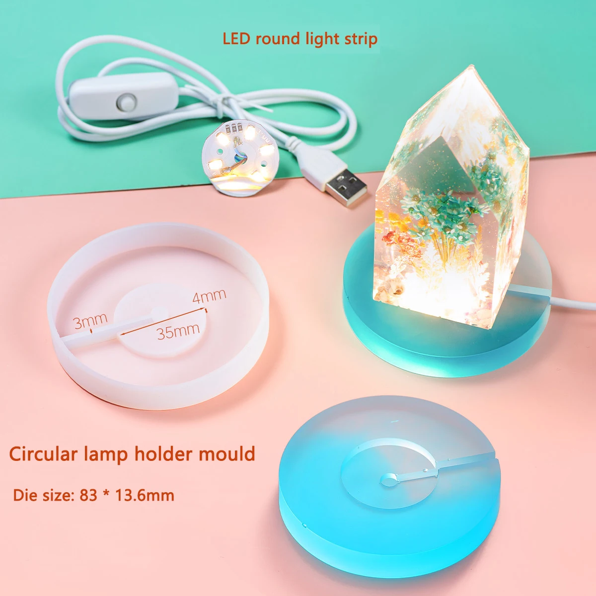 DIY Silicone Mold Resin Moldin - Resin Art Light 리뷰 및 가격