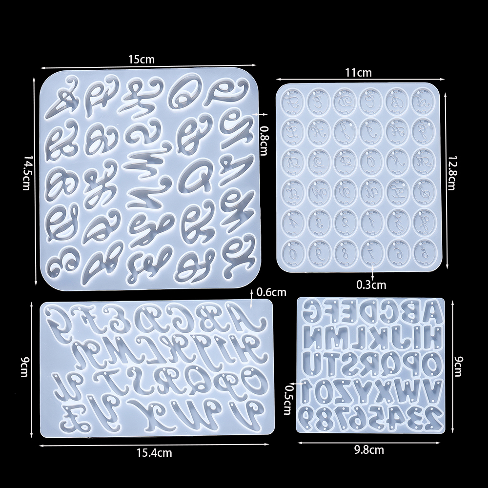 Alphabet Epoxy Resin Silicone  - Resin Art Alphabet 리뷰 및 가격