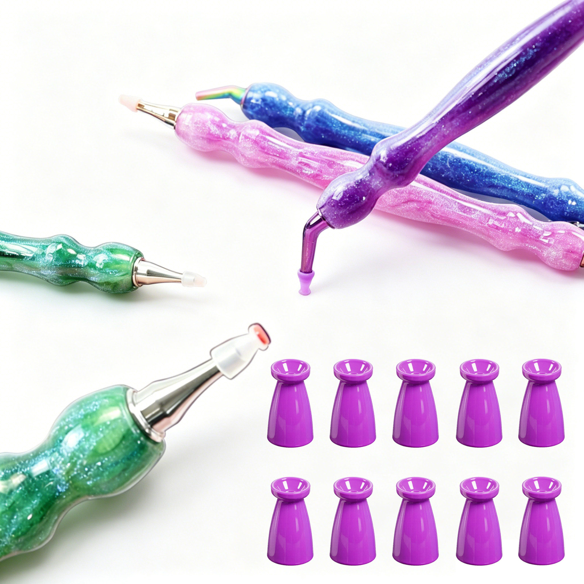 10Pcs Silicone Diamond Paintin - Resin Art Pen 리뷰 및 가격