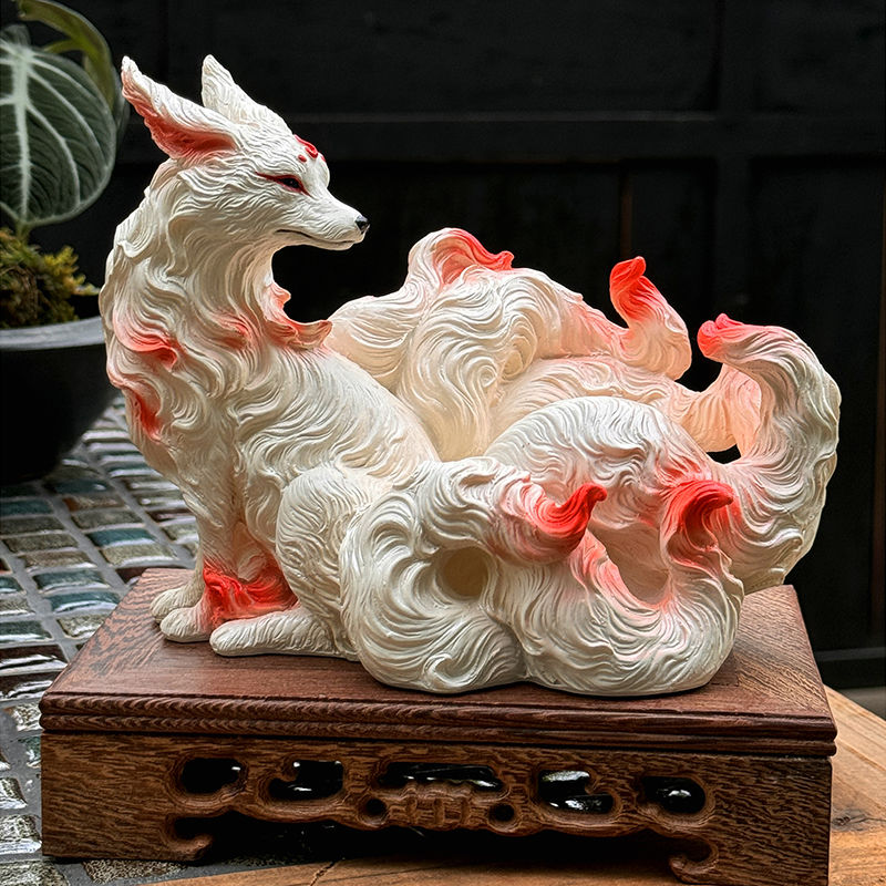Nine-tailed fox ornaments fox  - Resin Art Anniversary Gift 리뷰 및 가격