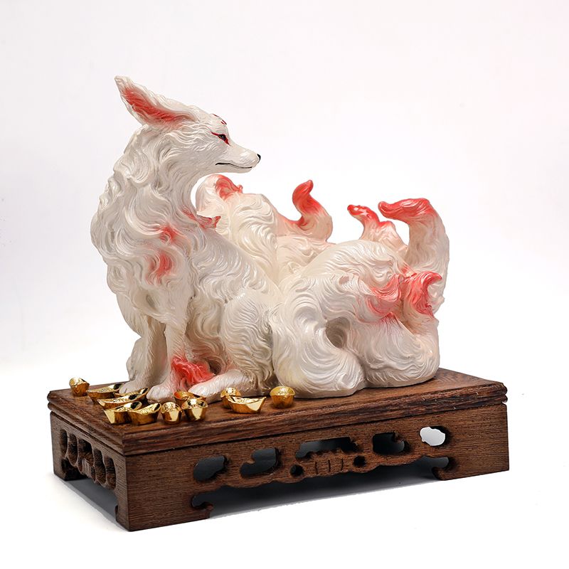 Nine-tailed fox ornaments fox  - Resin Art Anniversary Gift 리뷰 및 가격