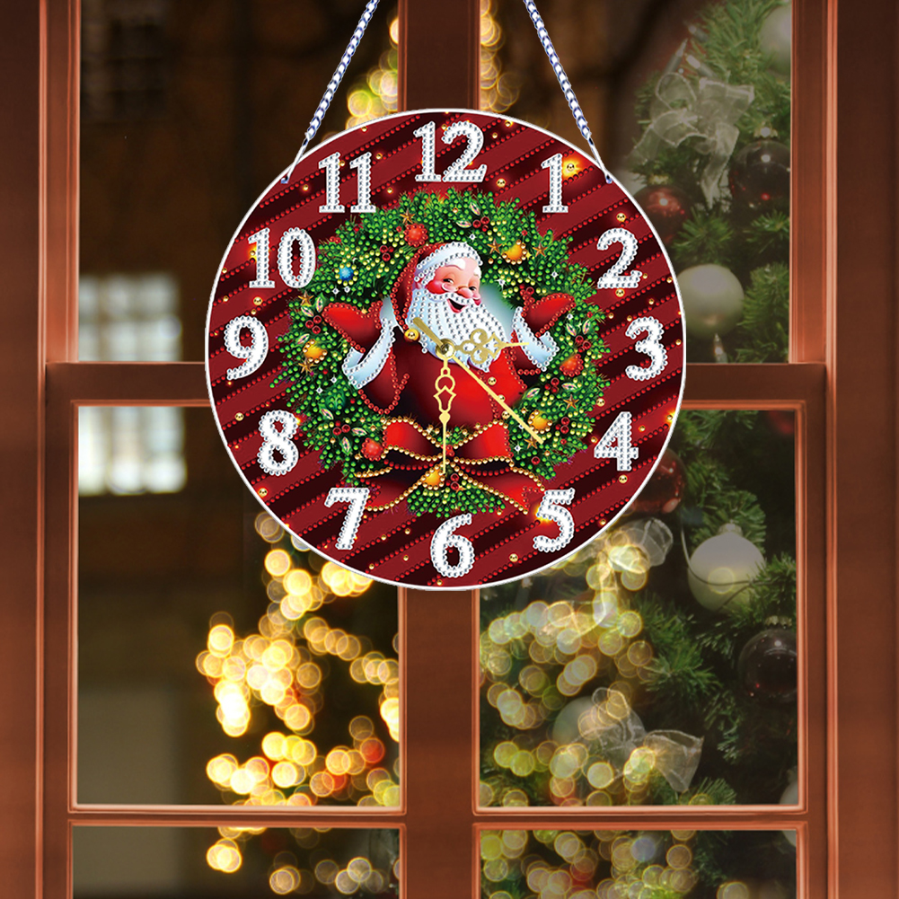 2D Flat DIY Xmas Diamond Paint - Resin Art Clock 리뷰 및 가격