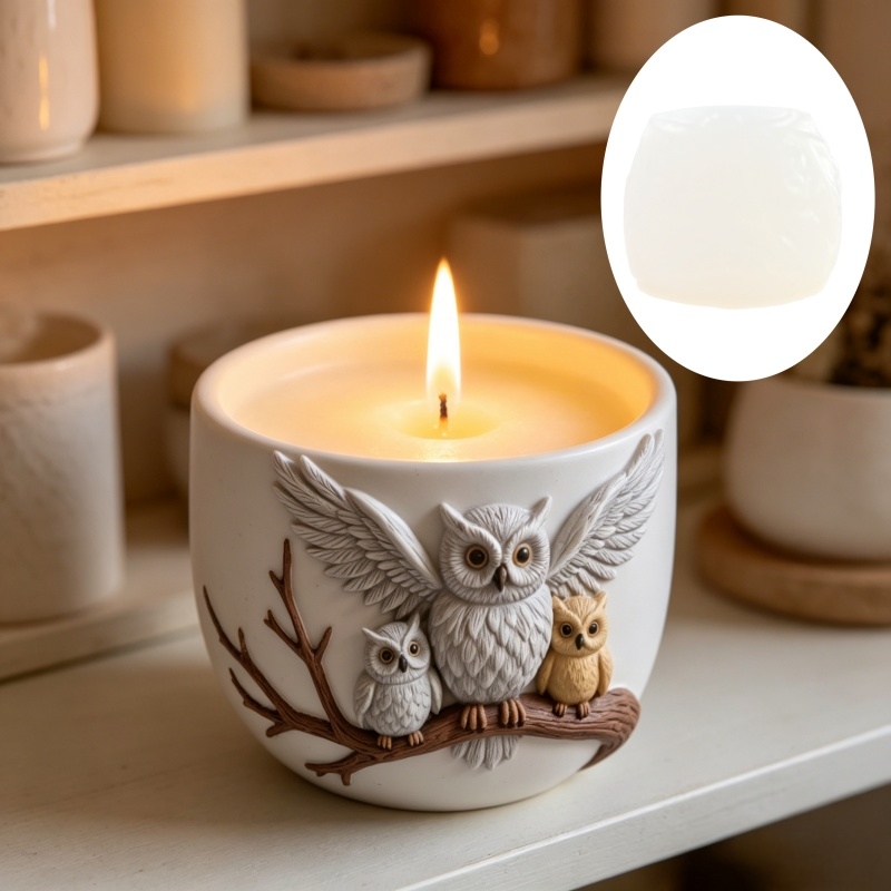 The owl standing on the branch - Resin Art Stand 리뷰 및 가격