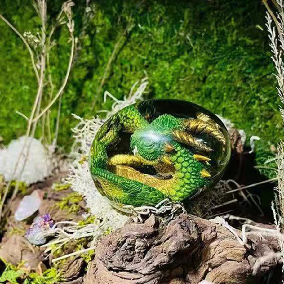 Lava Dragon Egg Statue With St - Resin Art Stand 리뷰 및 가격