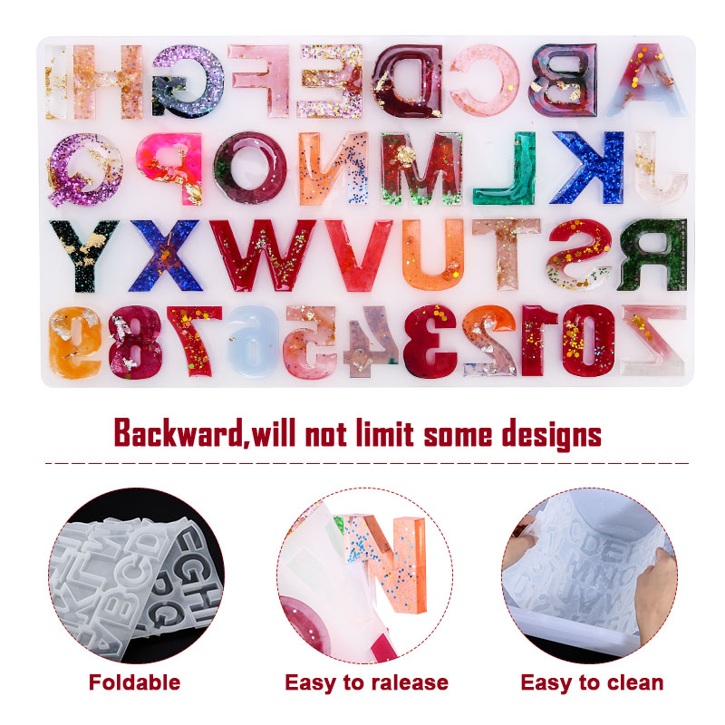 Alphabet Epoxy Resin Mold Kit  - Resin Art Alphabet 리뷰 및 가격