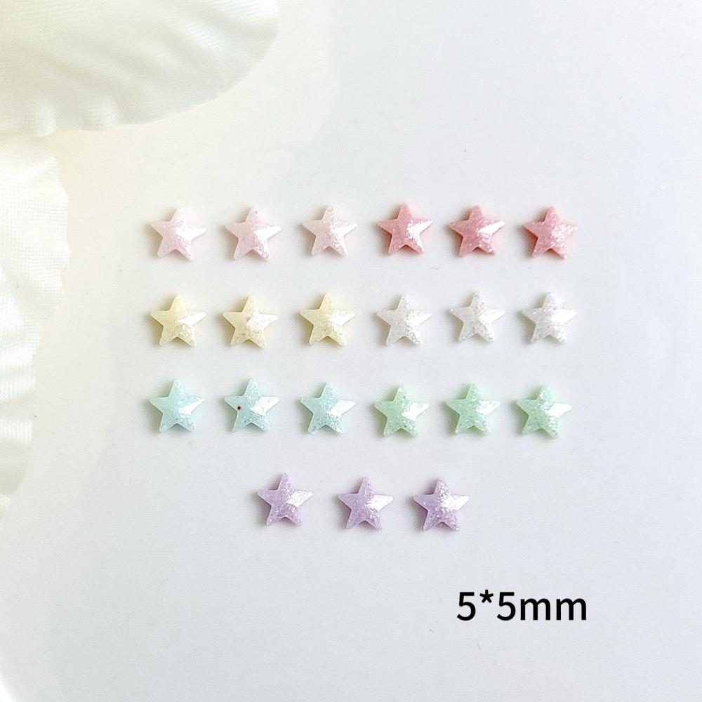 Mini Solid Color Star Resin Na - Resin Art Earrings Design 리뷰 및 가격