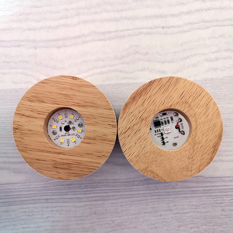 8cm Round Wooden LED Light Dis - Resin Art Stand 리뷰 및 가격