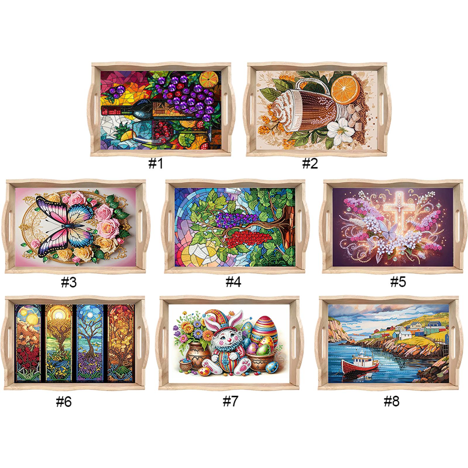 Diamond Art Painting Wooden Se - Resin Art Wooden Tray 리뷰 및 가격