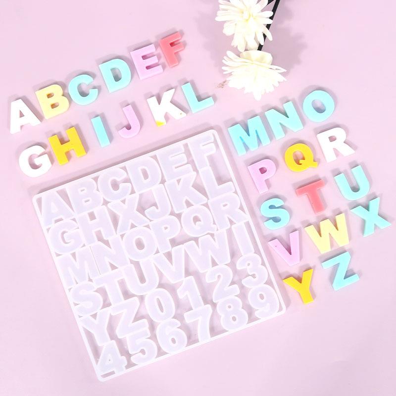 Alphabet Epoxy Resin Silicone  - Resin Art Alphabet 리뷰 및 가격