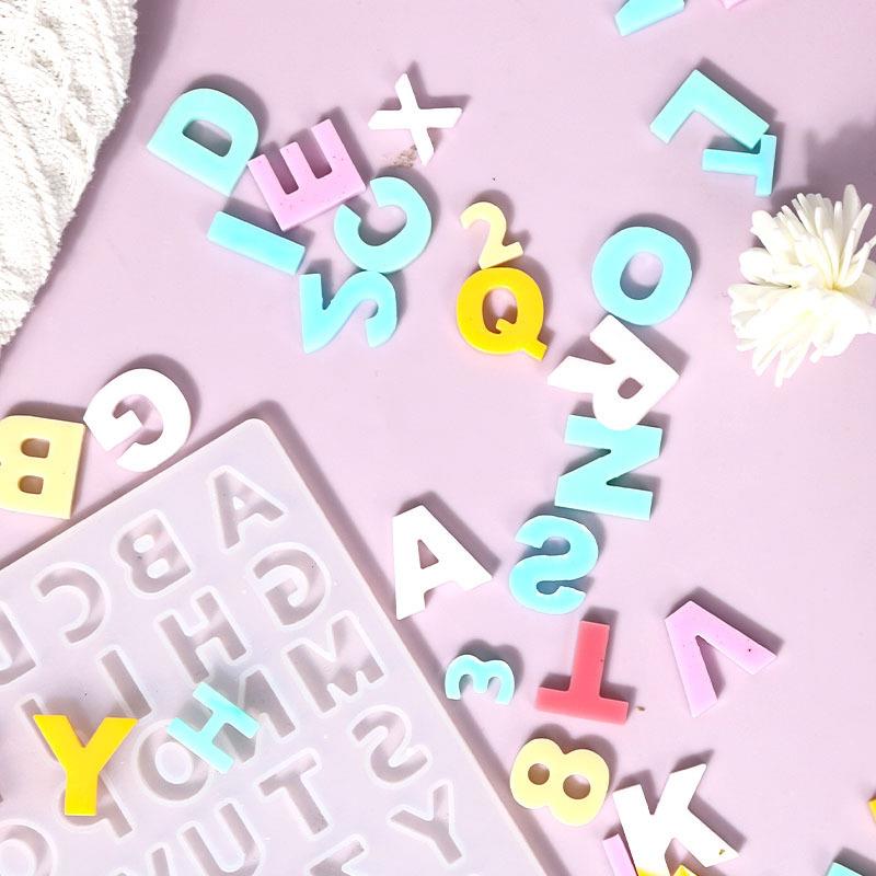 Alphabet Epoxy Resin Silicone  - Resin Art Alphabet 리뷰 및 가격