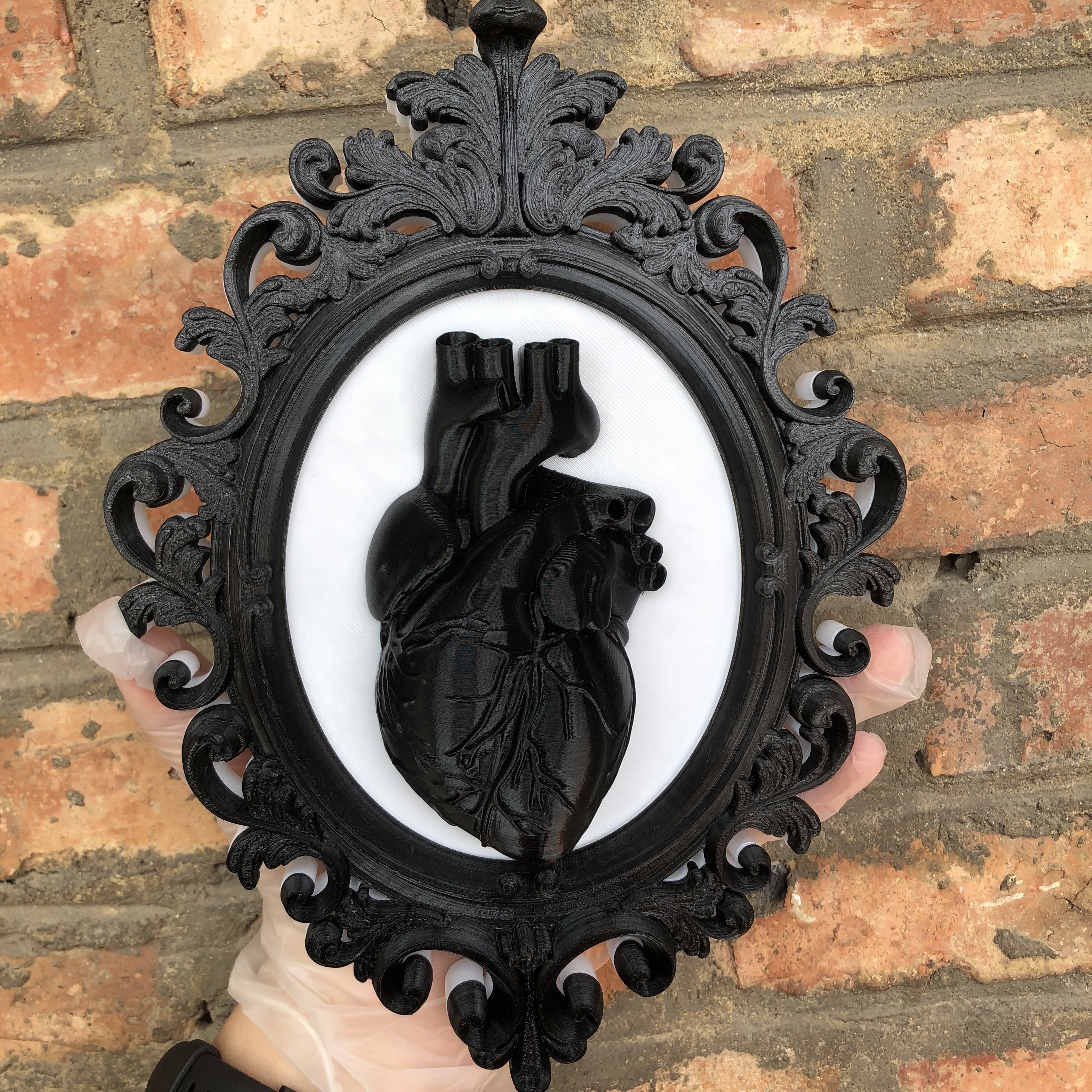 Heart Photo Frame Wall Art Dec - Resin Art Anniversary Gift 리뷰 및 가격