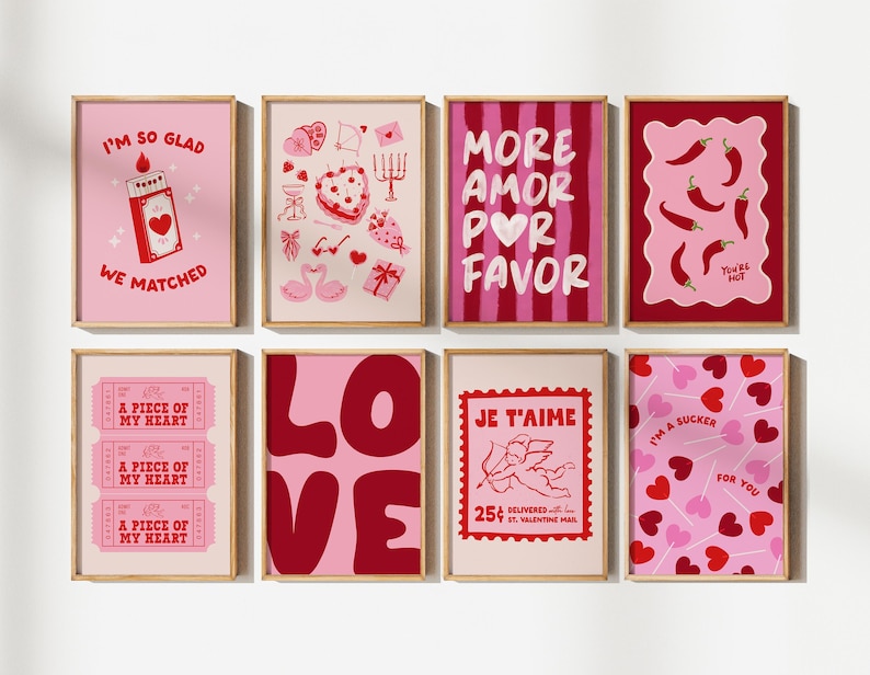 Cute Pink and Red Valentine's  - Resin Art Quote 리뷰 및 가격