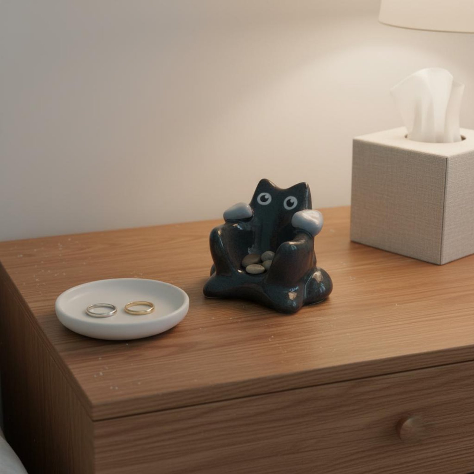 Black Cat Dice Holder Distinct - Resin Art Decor 리뷰 및 가격