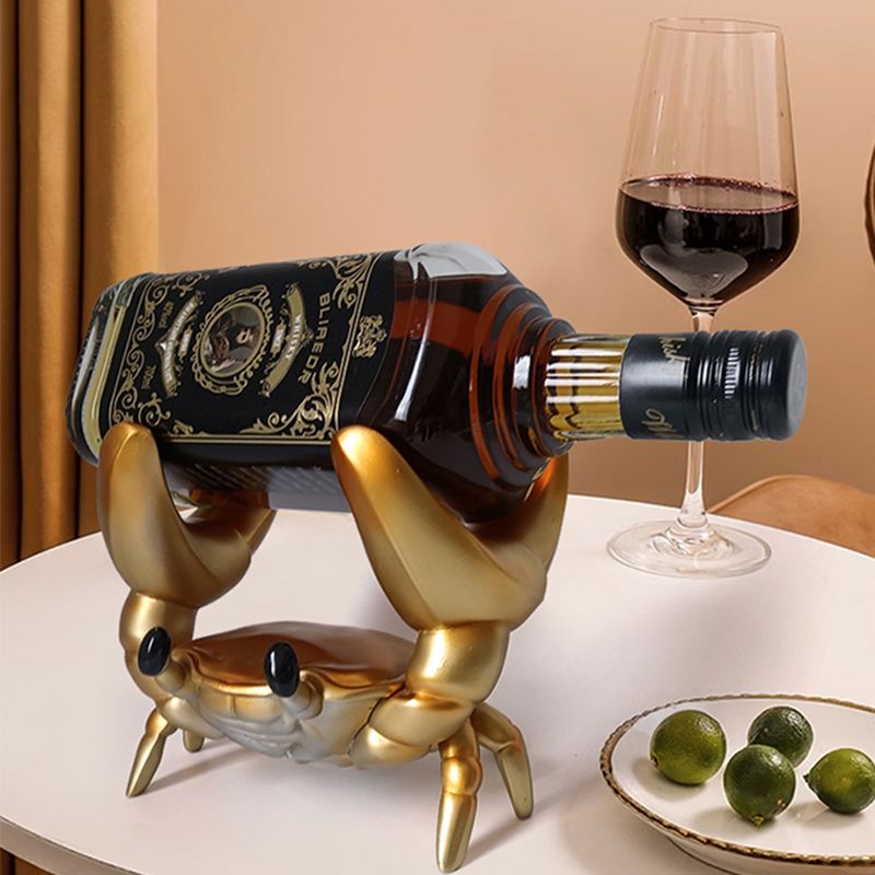 Creative Crab Wine Rack Sculpt - Resin Art Stand 리뷰 및 가격