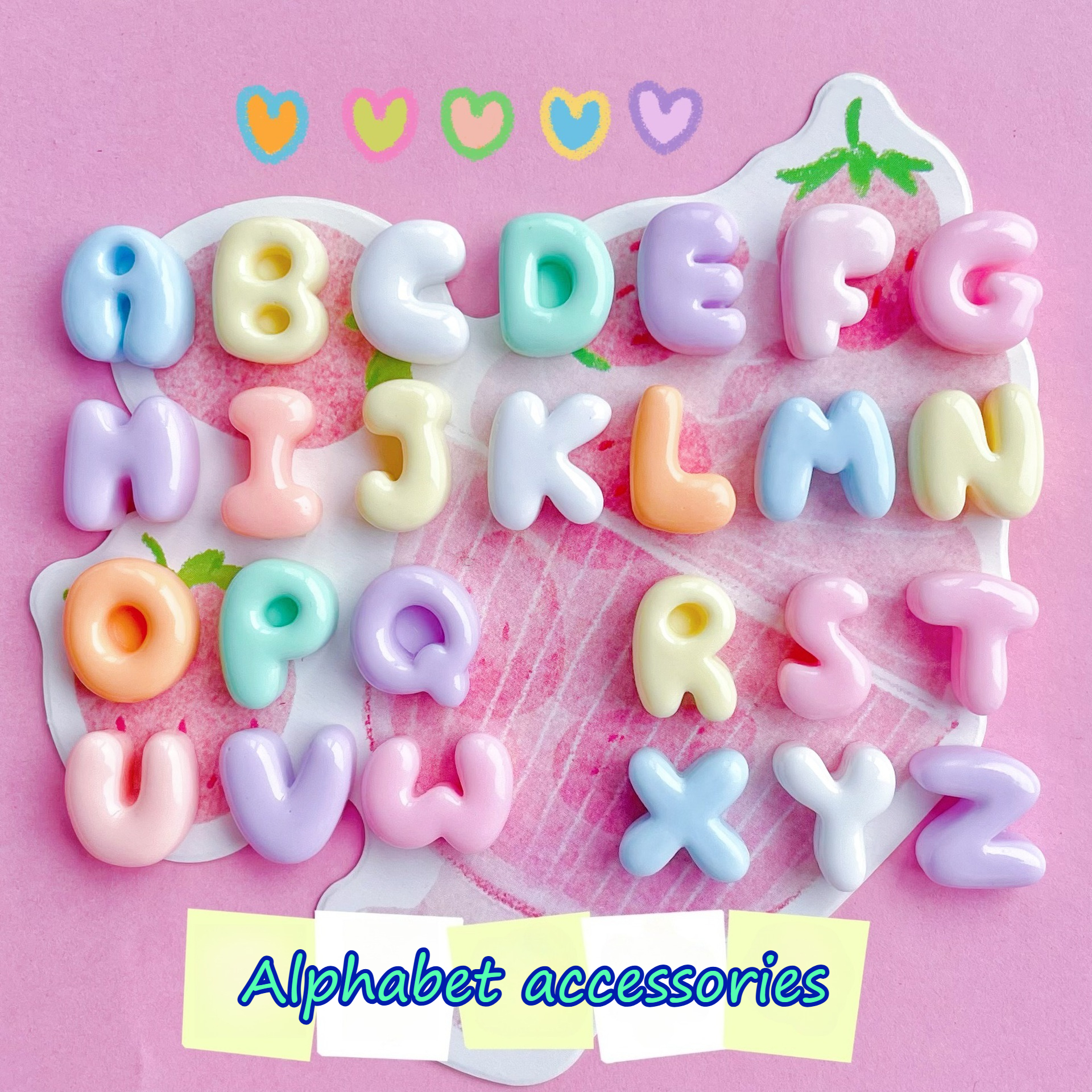 100pcs Single choice 26 Englis - Resin Art Alphabet 리뷰 및 가격