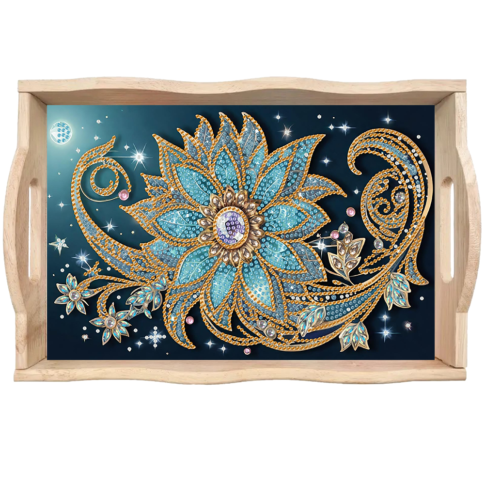 Wooden Beautiful Pattern 5D Di - Resin Art Wooden Tray 리뷰 및 가격