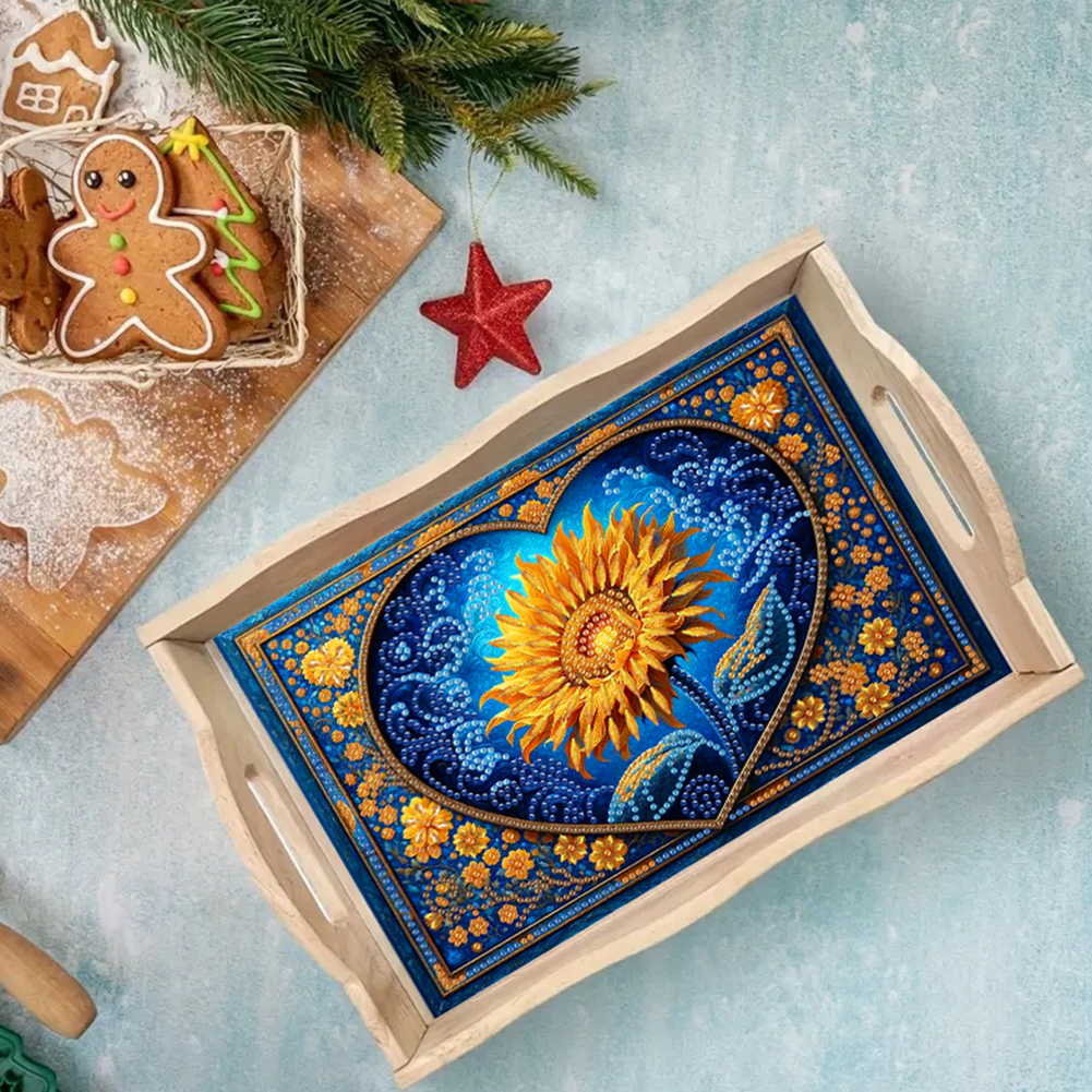 Wooden Beautiful Pattern 5D Di - Resin Art Wooden Tray 리뷰 및 가격