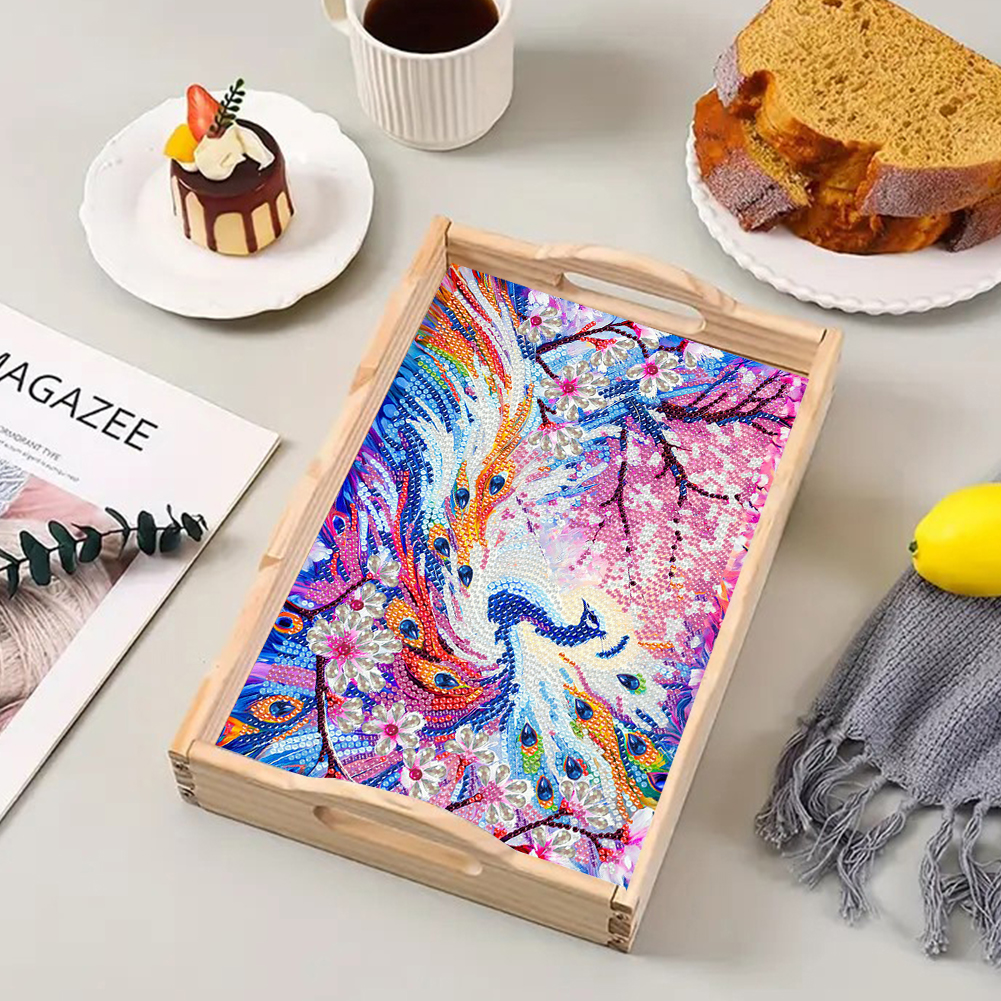 Wooden Beautiful Pattern 5D Di - Resin Art Wooden Tray 리뷰 및 가격