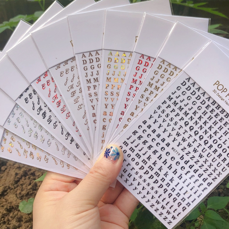 1PCS New English Alphabet Nail - Resin Art Alphabet 리뷰 및 가격