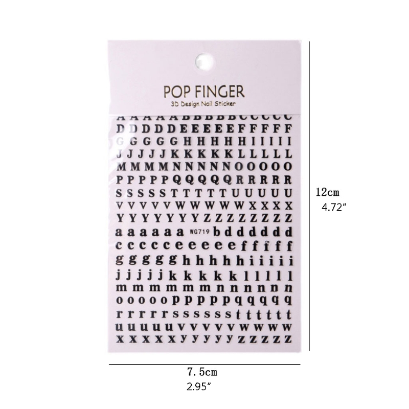 1PCS New English Alphabet Nail - Resin Art Alphabet 리뷰 및 가격