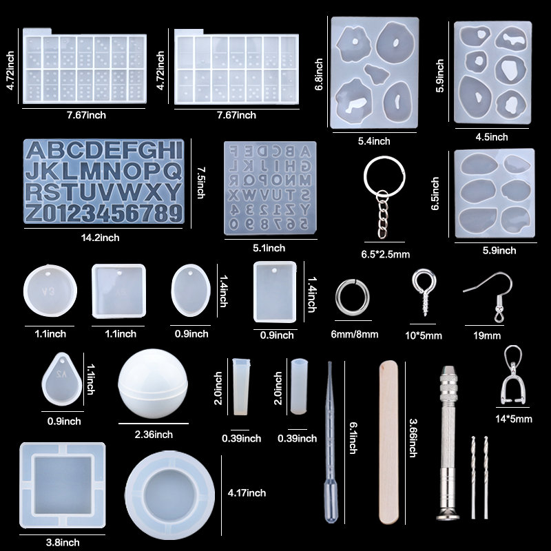 Silicone Resin Molds Kit Epoxy - Resin Art Earrings Kit 리뷰 및 가격