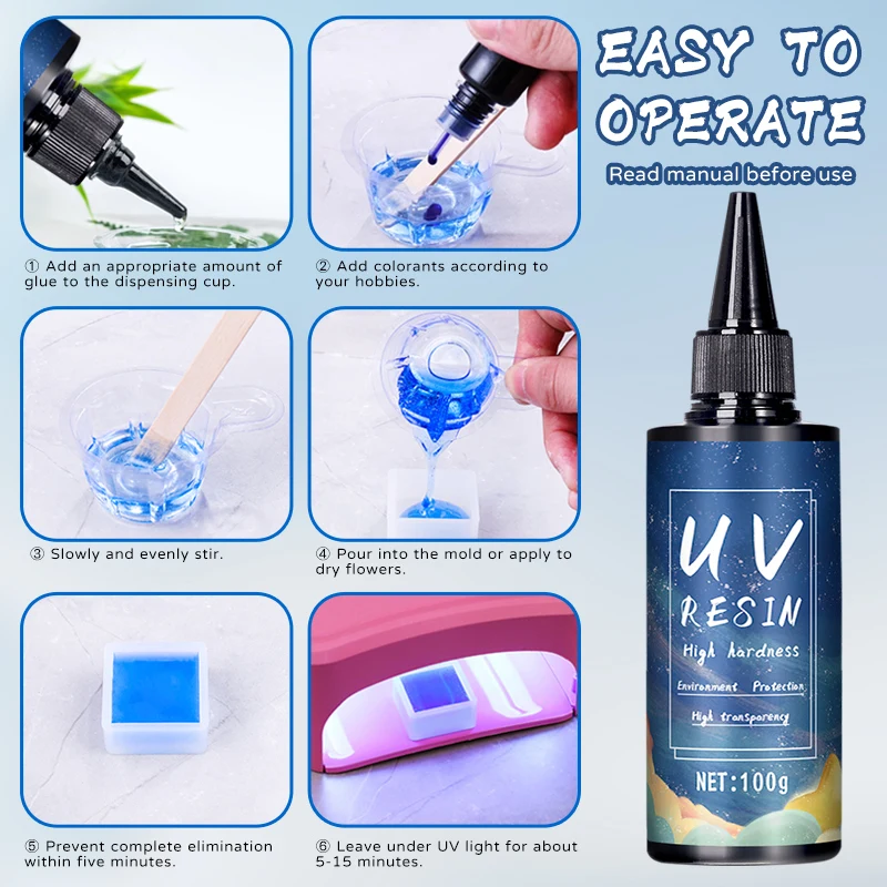 UV Resin Glue for DIY Jewelry, - Resin Art Light 리뷰 및 가격