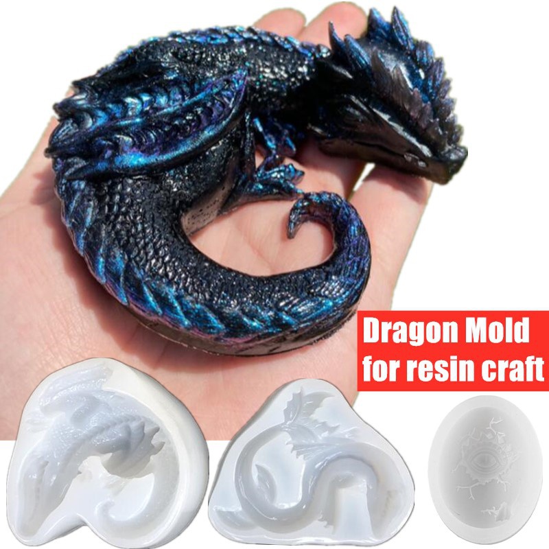 3 Styles Mirror Sleepy Dragon  - Resin Art Clock 리뷰 및 가격