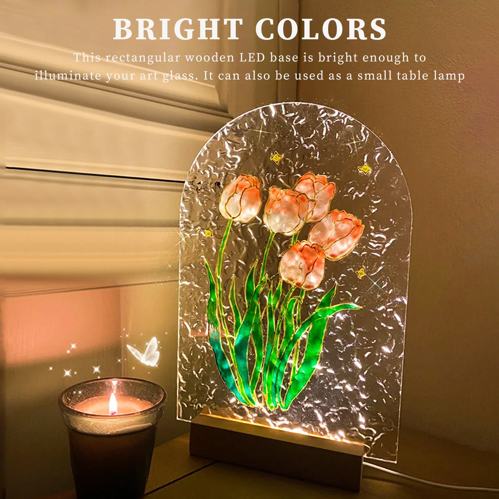 1-10pcs LED Wood Light Display - Resin Art Stand 리뷰 및 가격