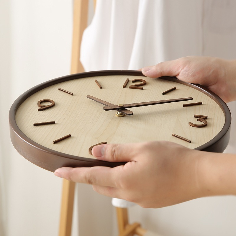 Modern Wooden Silent Art Wall  - Resin Art Clock 리뷰 및 가격