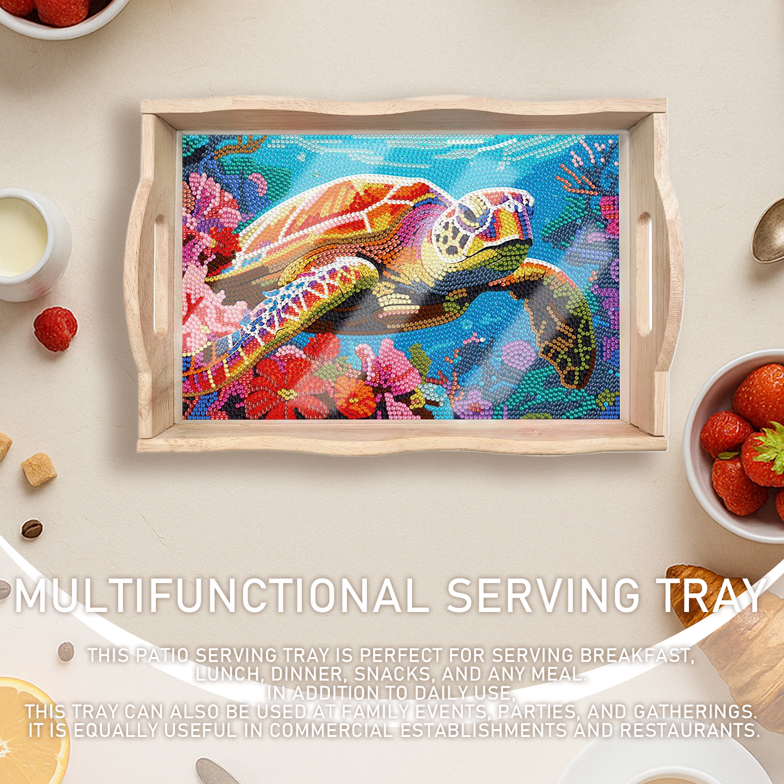 Wooden 5D DIY Diamond Painting - Resin Art Wooden Tray 리뷰 및 가격