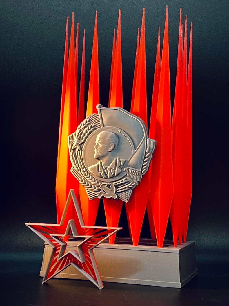 3D Printed USSR Lenin Order Co - Resin Art Order 리뷰 및 가격
