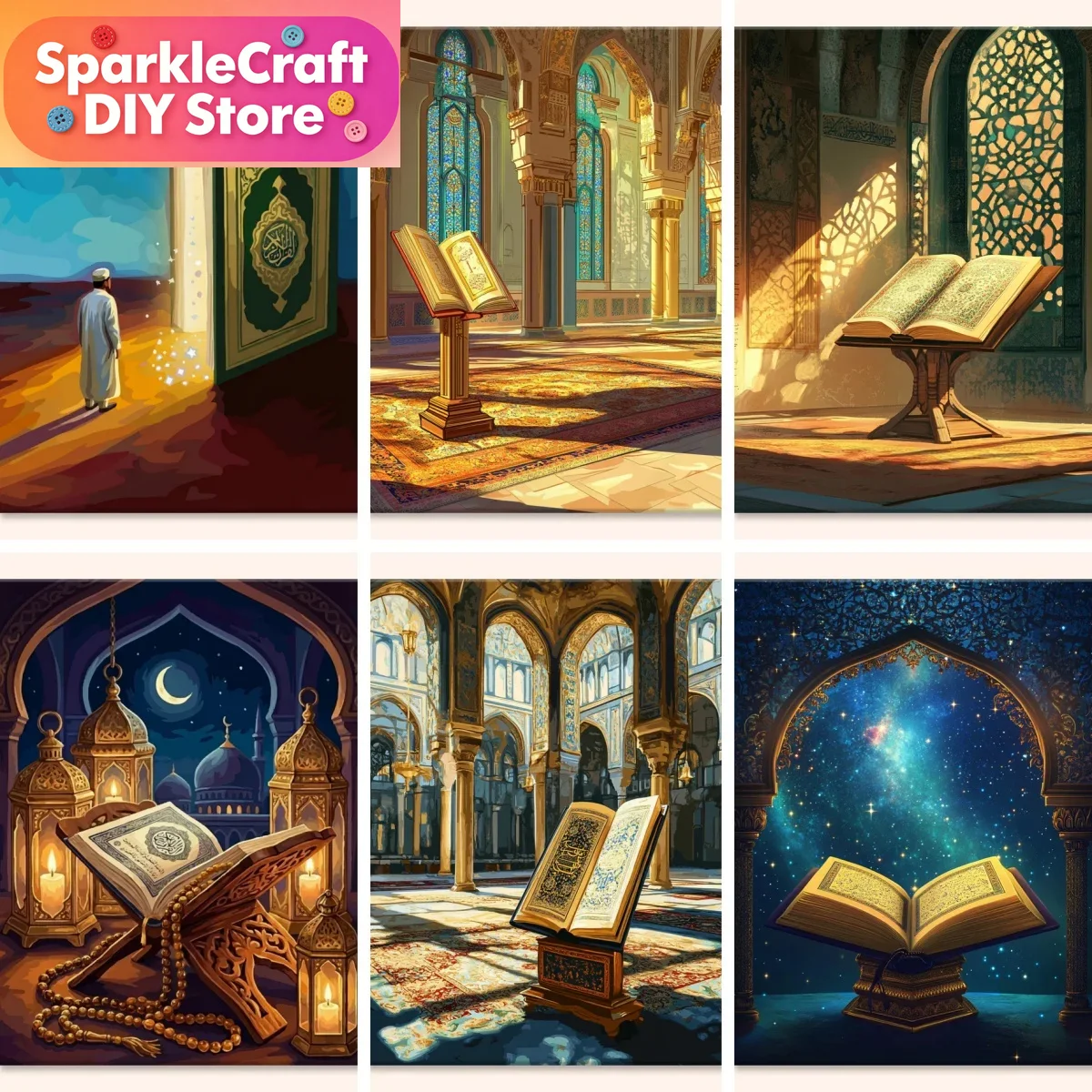 1pc frameless Diamond Painting - Resin Art Quran 리뷰 및 가격
