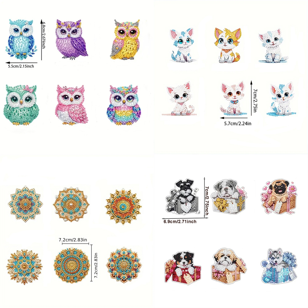 6-piece/set DIY Diamond Keycha - Resin Art Supplies 리뷰 및 가격