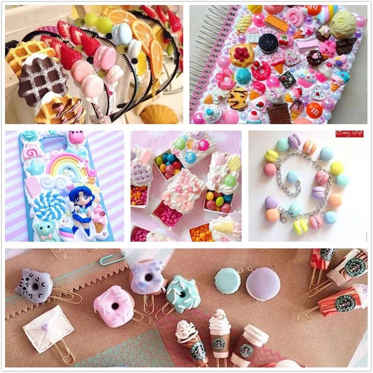 30pcs Random Candy Slime Charm - Resin Art Supplies 리뷰 및 가격