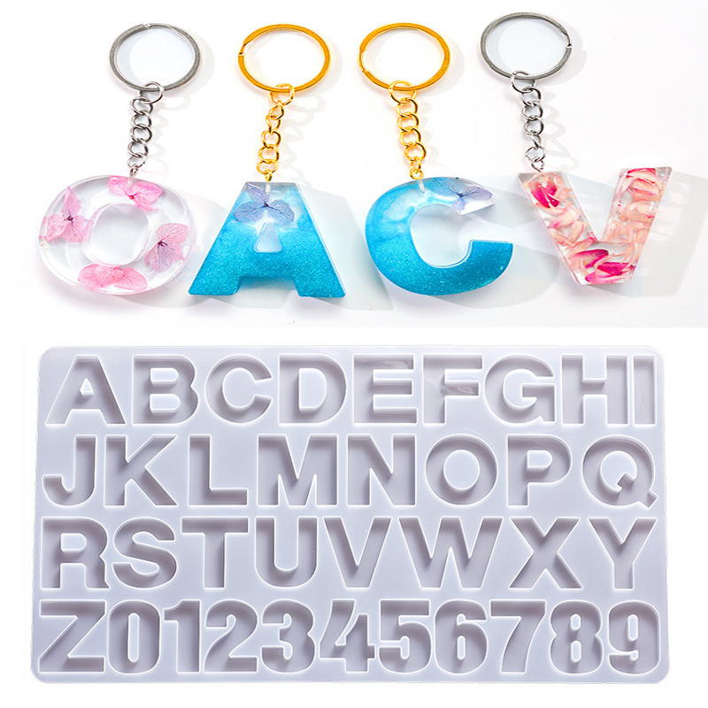 Alphabet Epoxy Resin Silicone  - Resin Art Alphabet 리뷰 및 가격