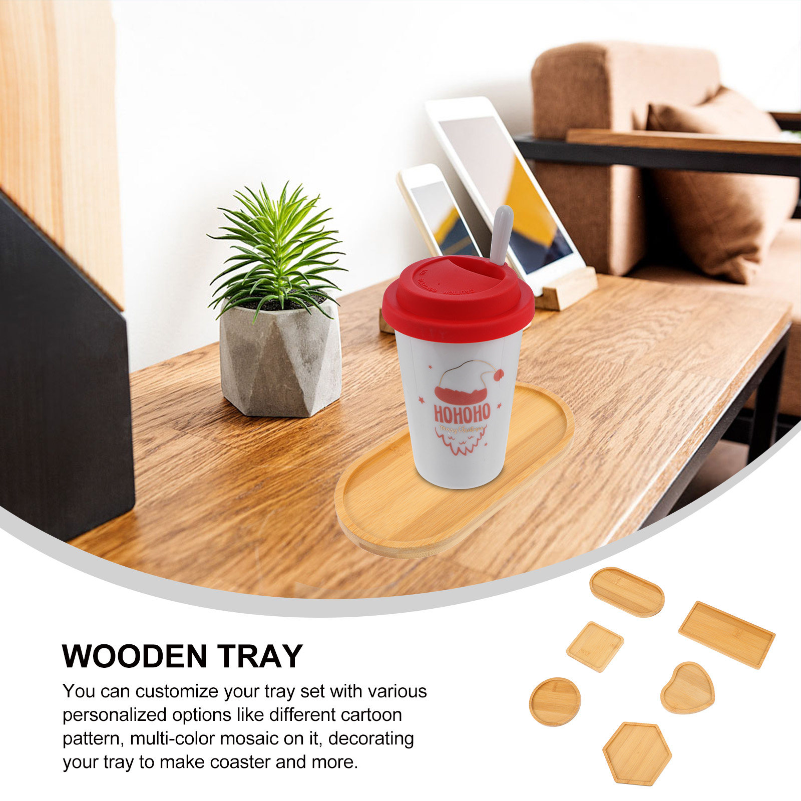 6Pcs Mosaic Wood Tray DIY Mold - Resin Art Wooden Tray 리뷰 및 가격
