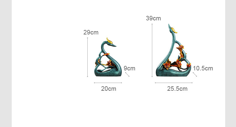 couples swan lovers art decora - Resin Art Anniversary Gift 리뷰 및 가격