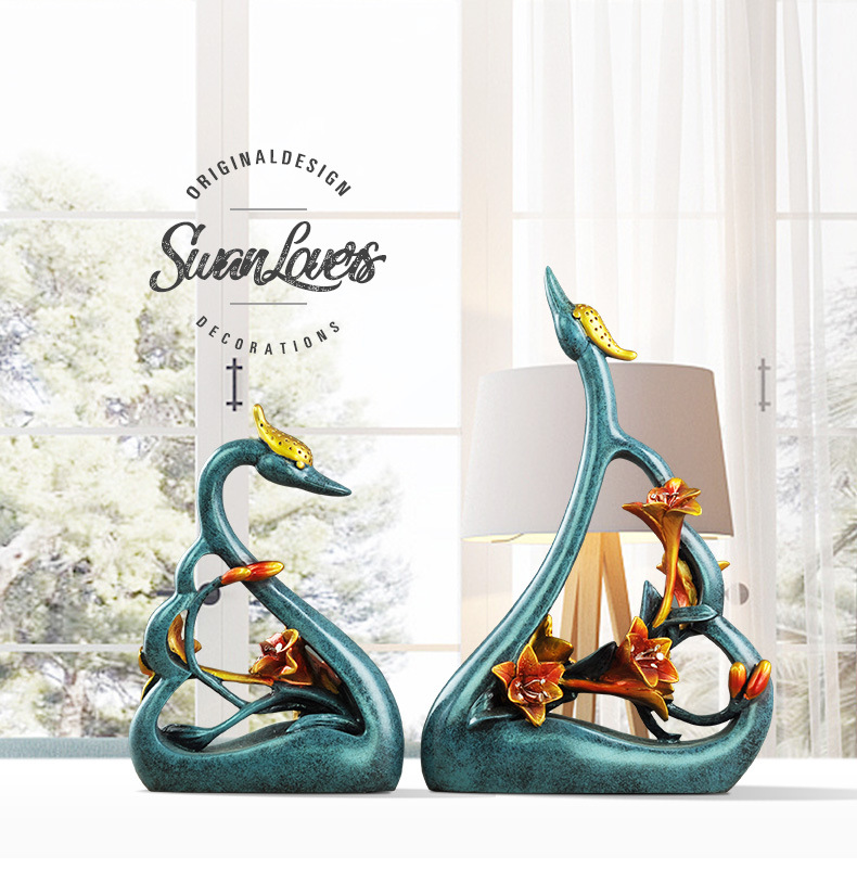 couples swan lovers art decora - Resin Art Anniversary Gift 리뷰 및 가격