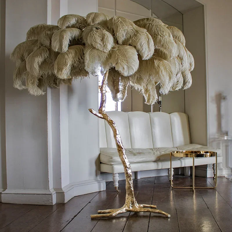 Modern Led Ostrich Feather Flo - Resin Art Stand 리뷰 및 가격