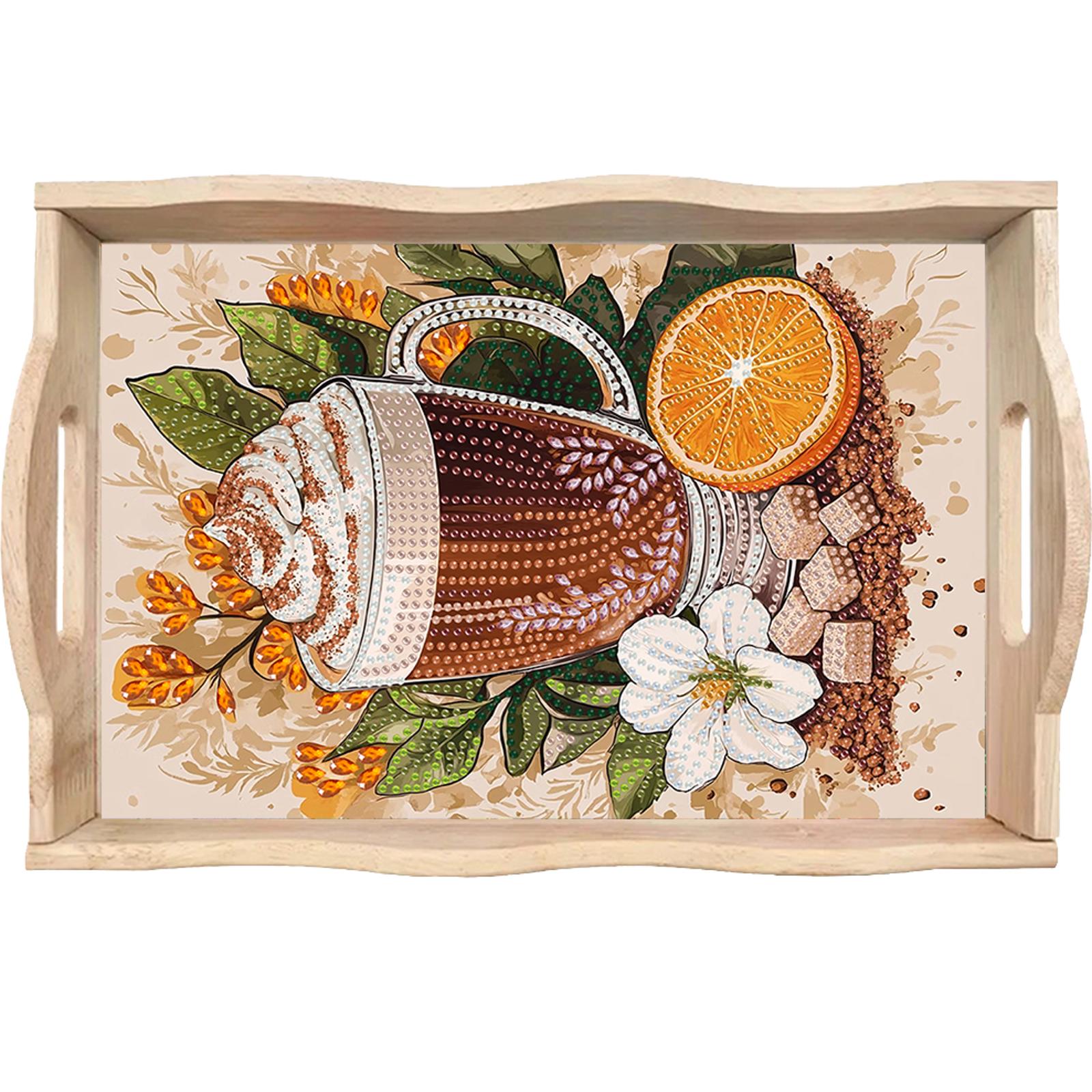 Diamond Painting Wooden Tray w - Resin Art Wooden Tray 리뷰 및 가격