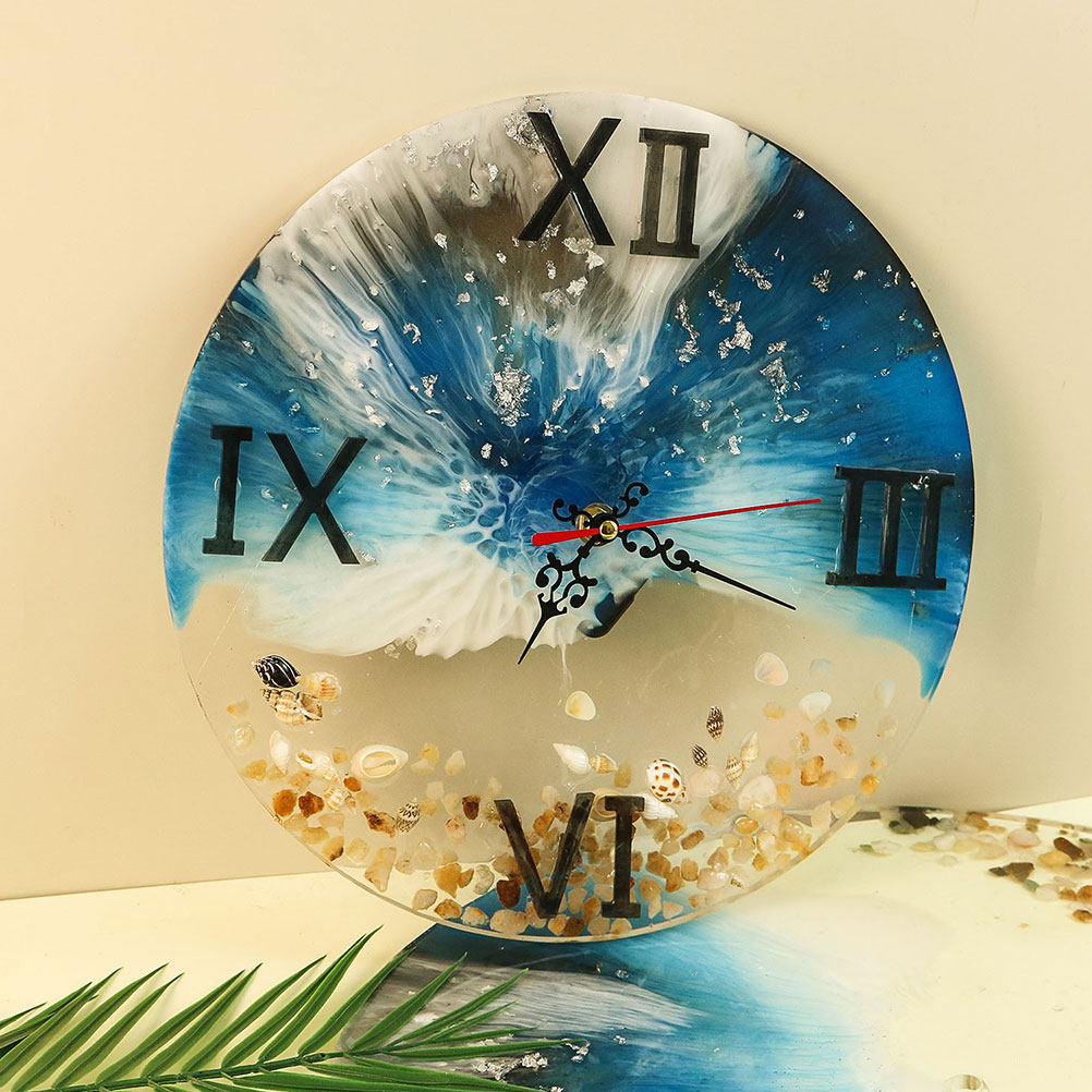 1Set Round Resin Silicone Cloc - Resin Art Clock 리뷰 및 가격